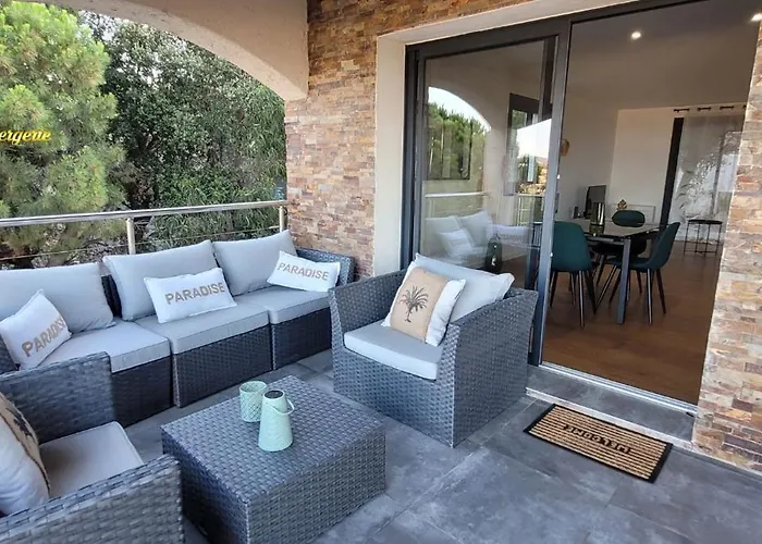 公寓 O Sohno 4 Pers Vue Piscine Sainte Trinité